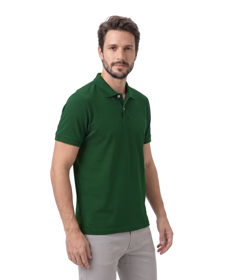 Kit 5 Camisas Polo Piquet Masculinas 15