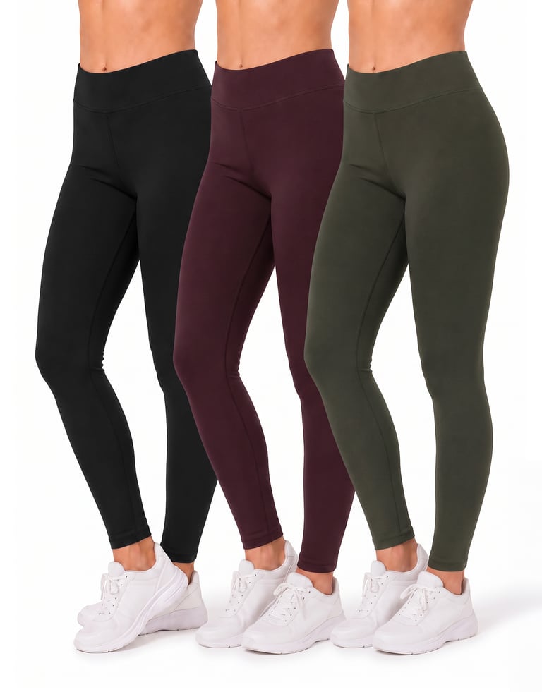 Kit 3 Calças Leggings Fitness Feminina 04