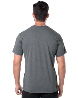Camiseta de Algodão Egípcio Mescla Escuro