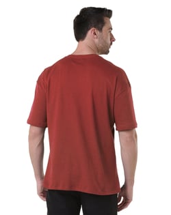 Camiseta Oversized Masculina Carmim
