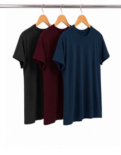 Kit 3 Camisetas Tech Modal Femininas