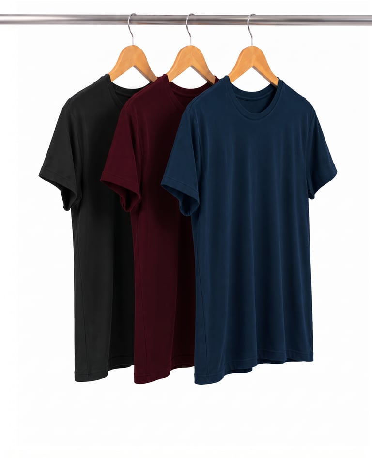 Kit 3 Camisetas Tech Modal Femininas