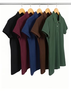 Kit 5 Camisas Polo Piquet Feminina 22