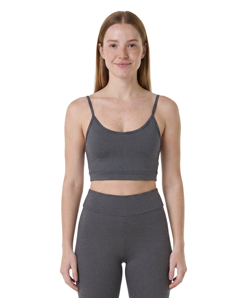 Top de Alcinha Fitness Feminino Mescla