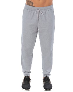 Calça Masculina de Moletom Cinza Mescla