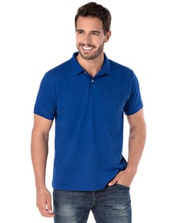 Camisa Polo Piquet Masculina Azul Royal