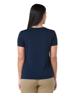 Camiseta Tech Modal Feminina Azul Marinho