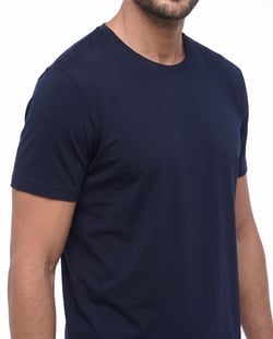 Camiseta Tech Modal Masculina Azul Marinho