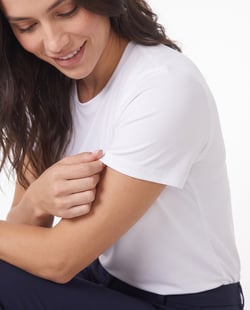 Camiseta Tech Modal Feminina Branca