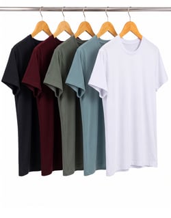 Kit 5 Camisetas Tech Modal Femininas