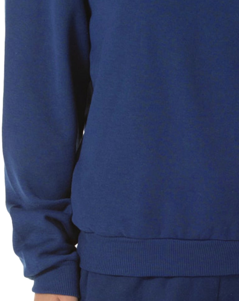 Blusão de Moletom Feminino Azul Marinho