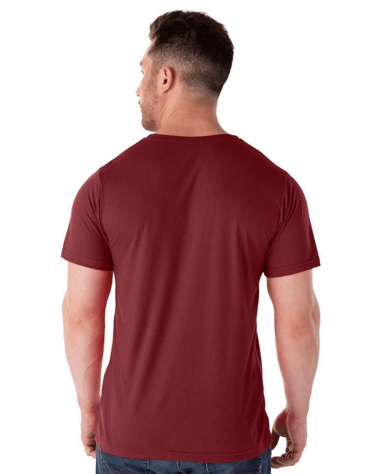 Camiseta Pv / Malha Fria Bordô