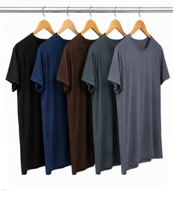 Kit 5 Camisetas Dry Poliamida Raglan Masculinas 05