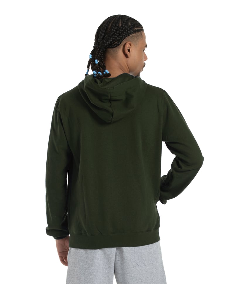 Kit 3 Moletons Canguru com Capuz Verde Militar