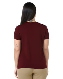 Camiseta Tech Modal Feminina Bordô