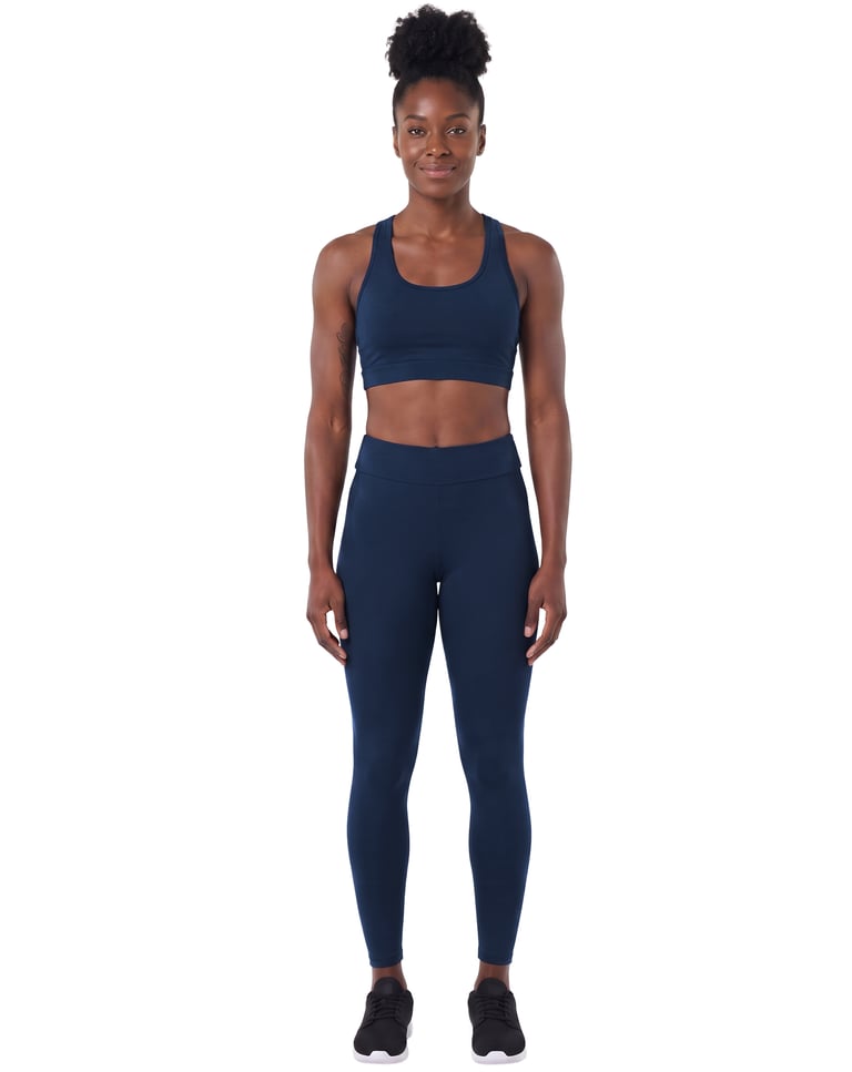 Conjunto Fitness Feminino Azul Marinho 02