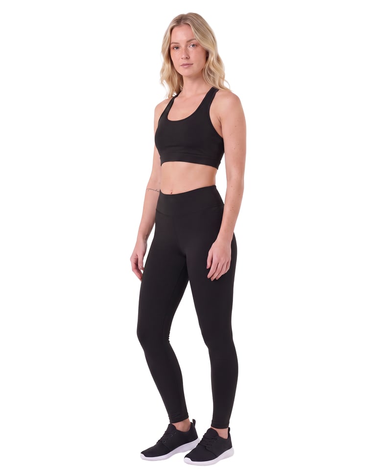 Conjunto Fitness Feminino Preto 01