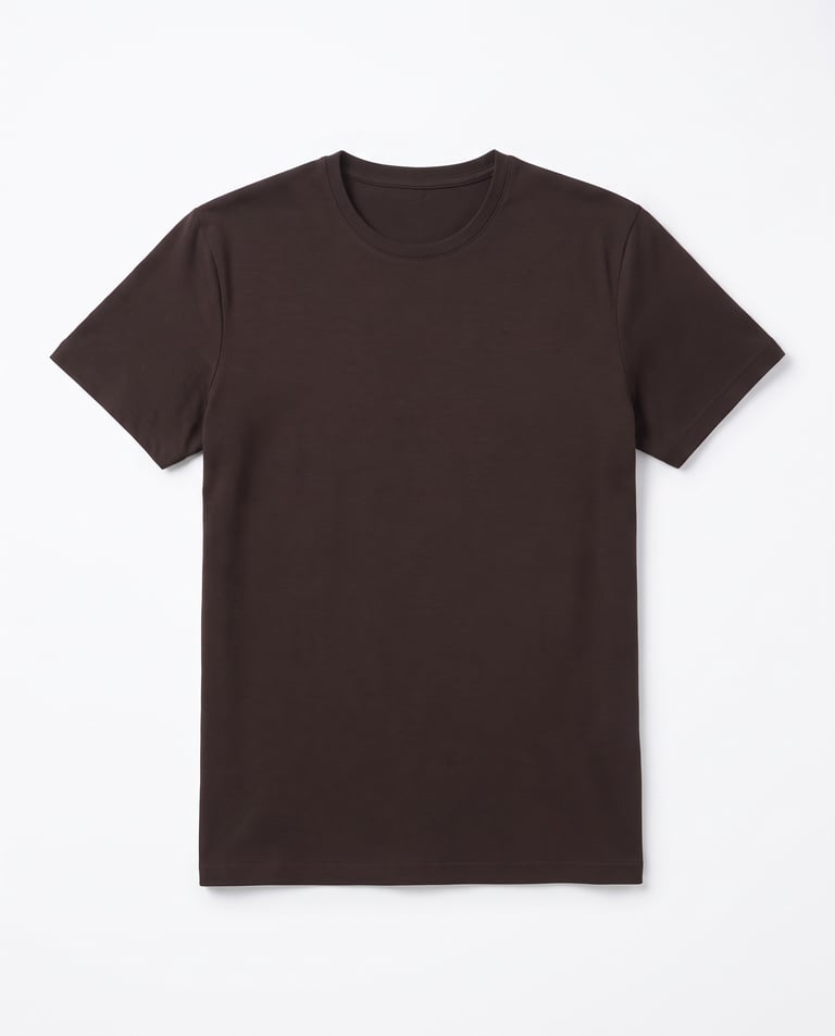 Camiseta Tech Modal Masculina Marrom