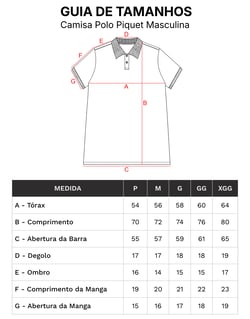 Kit 5 Camisas Polo Piquet Masculinas 04