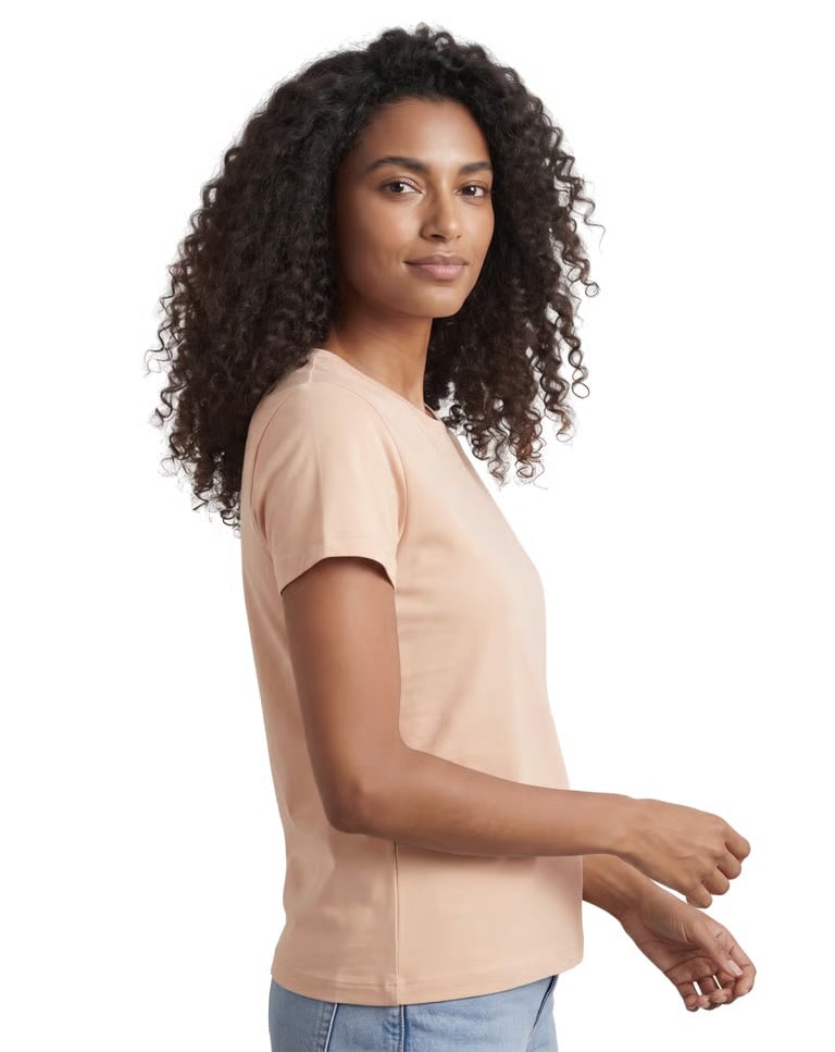 Baby Look de Algodão Premium Areia