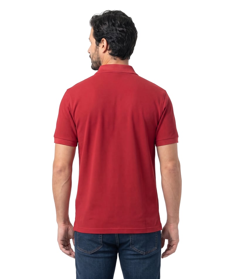 Camisa Polo Piquet Masculina Vermelha
