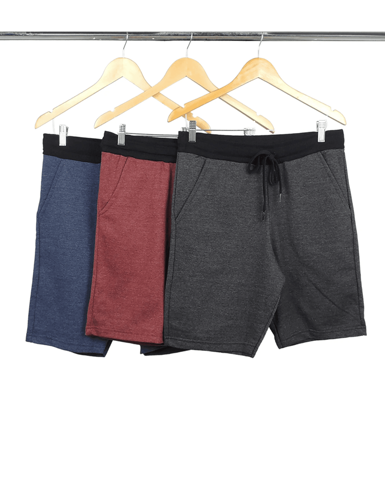 Kit 3 Bermudas de Moletom Masculinas 5