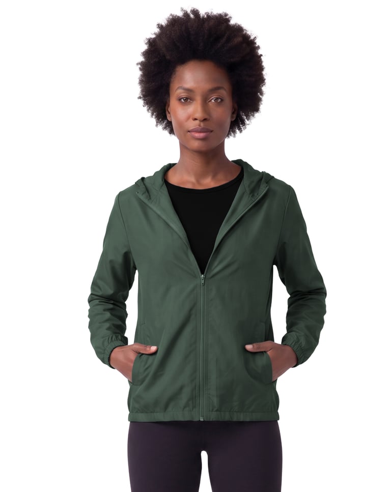 Jaqueta Corta Vento Feminina Verde Militar