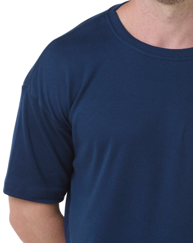 Camiseta Oversized Masculina Azul Marinho