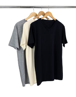 Kit 3 Camisetas Masculinas Gola V de Algodão Premium 06