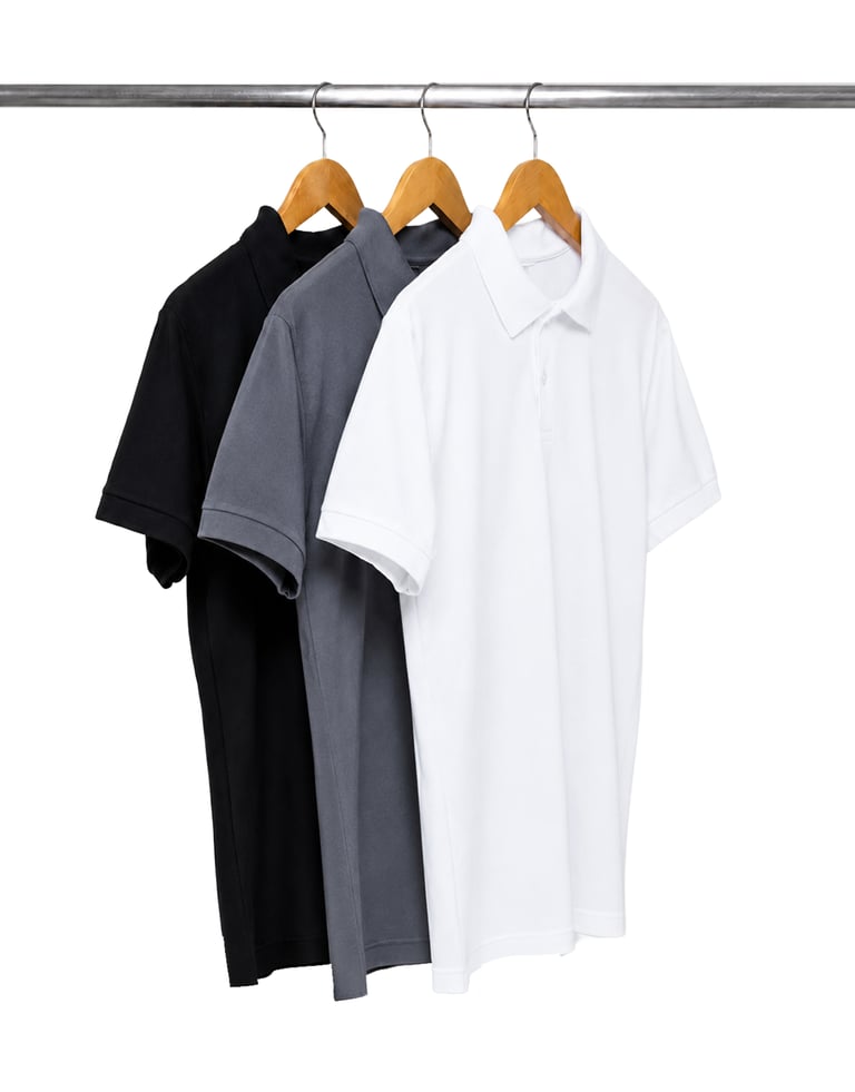 Kit 3 Camisas Polo Piquet Masculinas 02