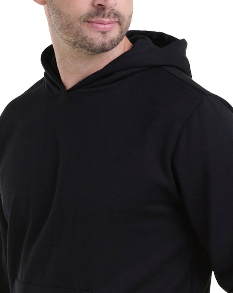 Moletom Canguru com Capuz Preto