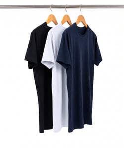 Kit 3 Camisetas Masculinas de Algodão Premium