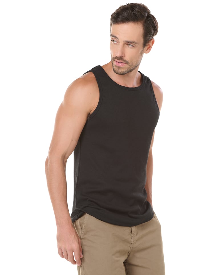 Kit 5 Regatas Masculinas Canelada em Ribana 01