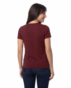 Camiseta Tech Modal Feminina Bordô