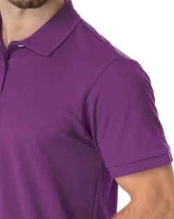 Camisa Polo Piquet Masculina Roxa