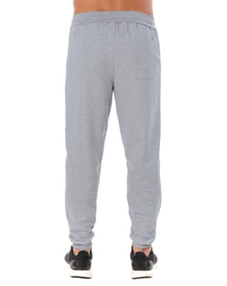 Calça Masculina de Moletom Cinza Mescla