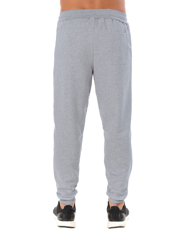 Calça Masculina de Moletom Cinza Mescla