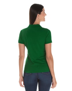 Camisa Polo Piquet Feminina Verde Bandeira