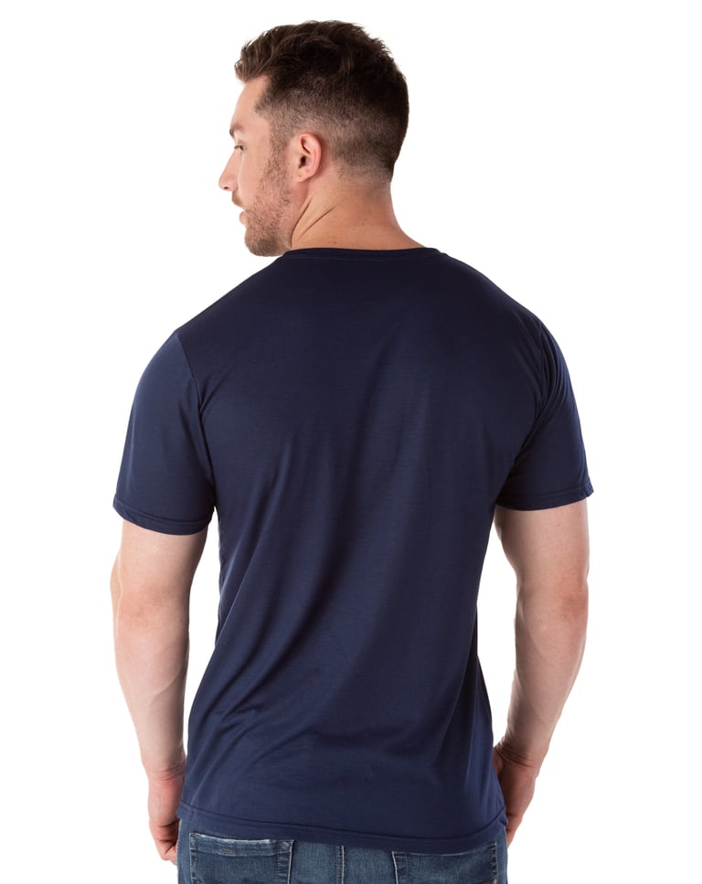 Kit 5 Camisetas PV / Malha Fria Azul Marinho
