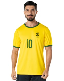 Camiseta Masculina Brasil Copa 2026 Dry Fit