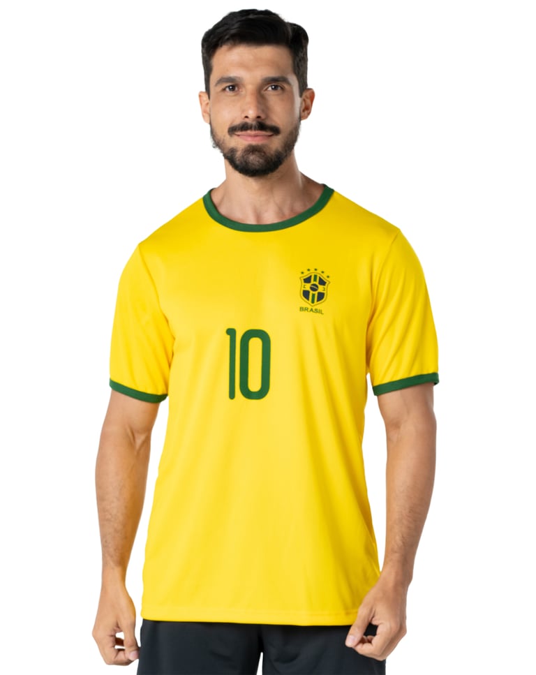 Camiseta Masculina Brasil Copa 2026 Dry Fit