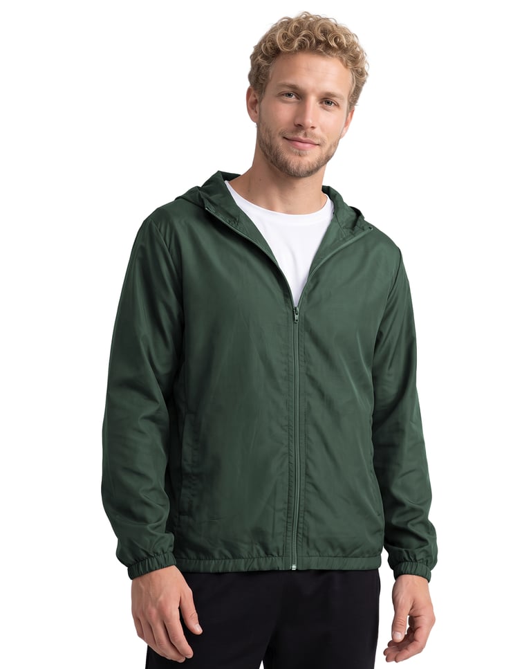 Jaqueta Corta Vento Masculina Verde Militar