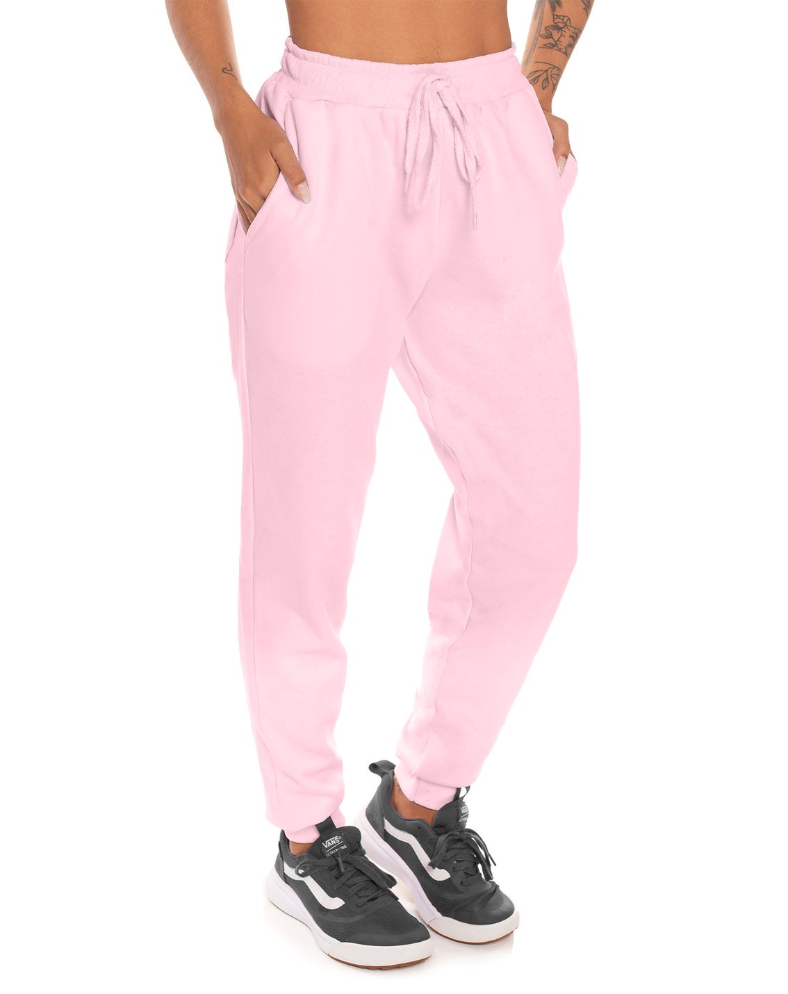 Shop calça moletom rosa feminina Top Sale Black Friday