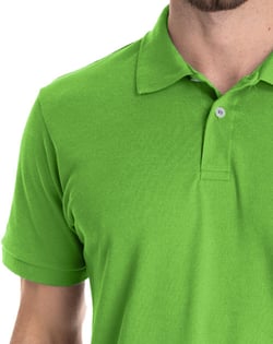 Camisa Polo Piquet Masculina Verde Limão