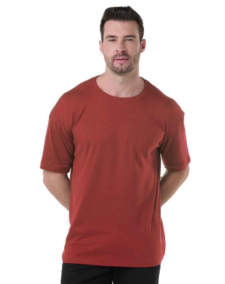 Camiseta Oversized Masculina Carmim