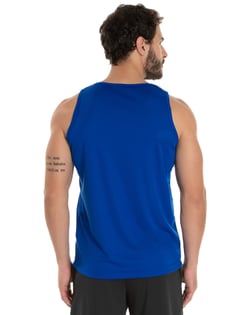 Regata Dry Fit Azul Royal Proteção Uv 30+