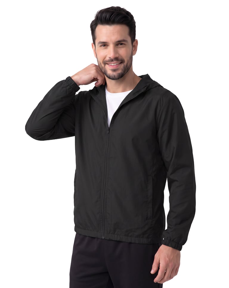 Jaqueta Corta Vento Masculina Preta