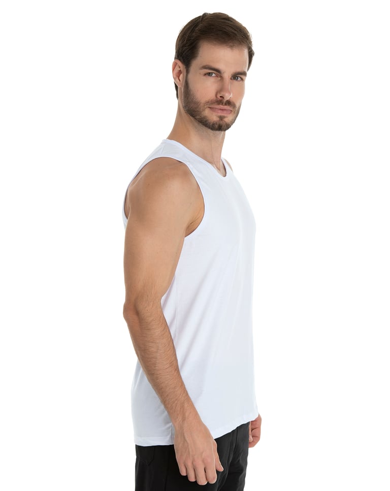 Regata de Algodão Premium Branca