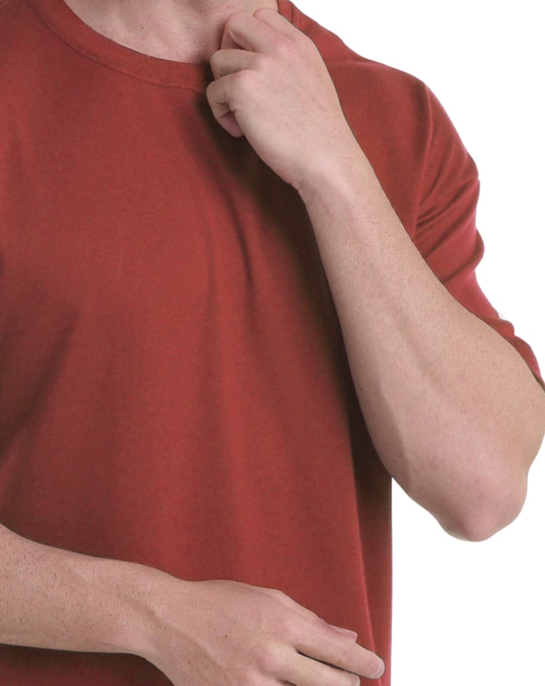 Camiseta Oversized Masculina Carmim