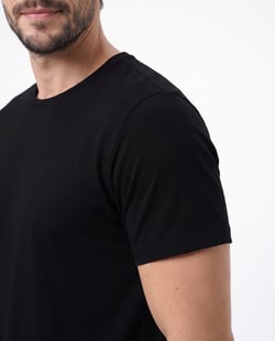 Kit 3 Camisetas Tech Modal Pretas Masculinas